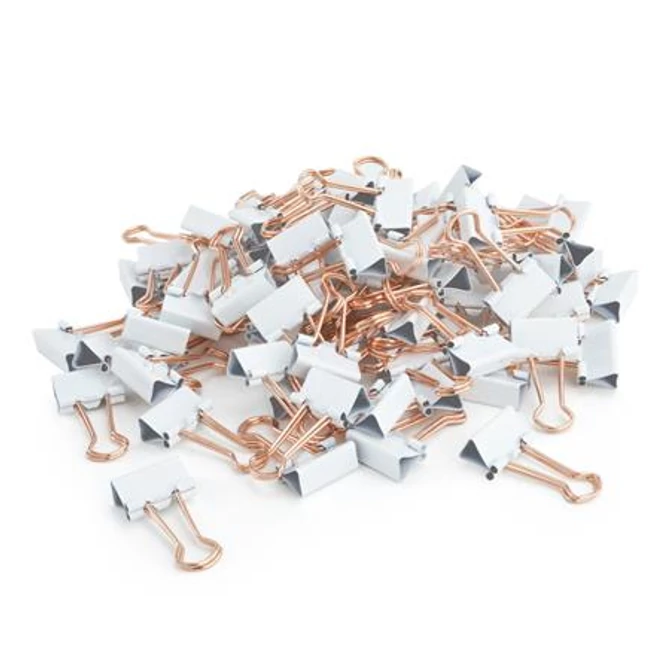 Bindercsipesz, 19mm, RAPESCO, fehér, 80db/bliszt