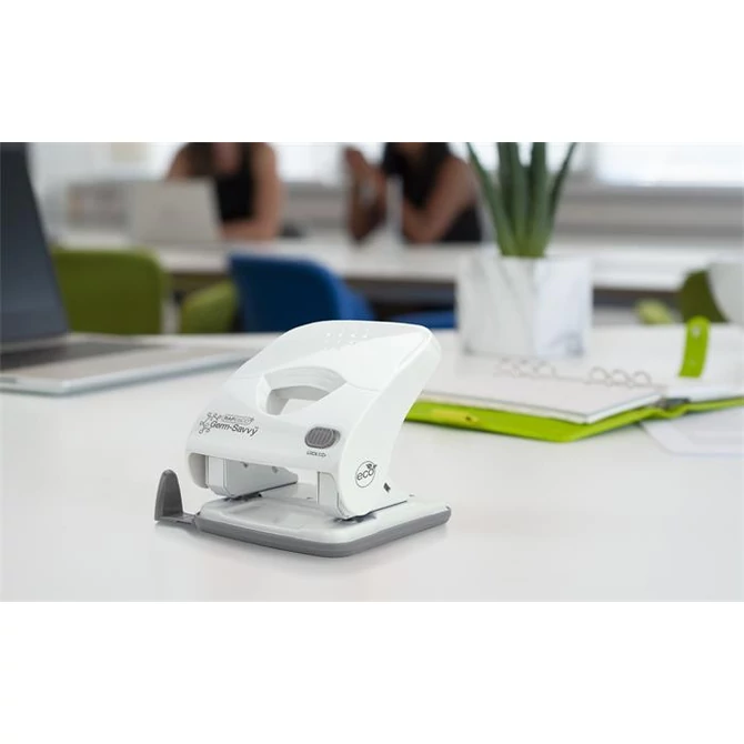 Lyukasztó, kétlyukú, 40 lap, könnyített lyukasztás, antibakteriális, RAPESCO 