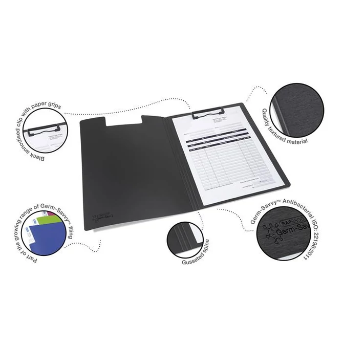 Felírótábla, antibakteriális, A4, RAPESCO 