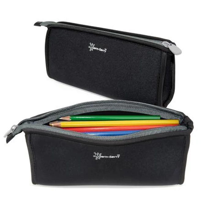 Tolltartó, cipzáras, antibakteriális, RAPESCO, fekete