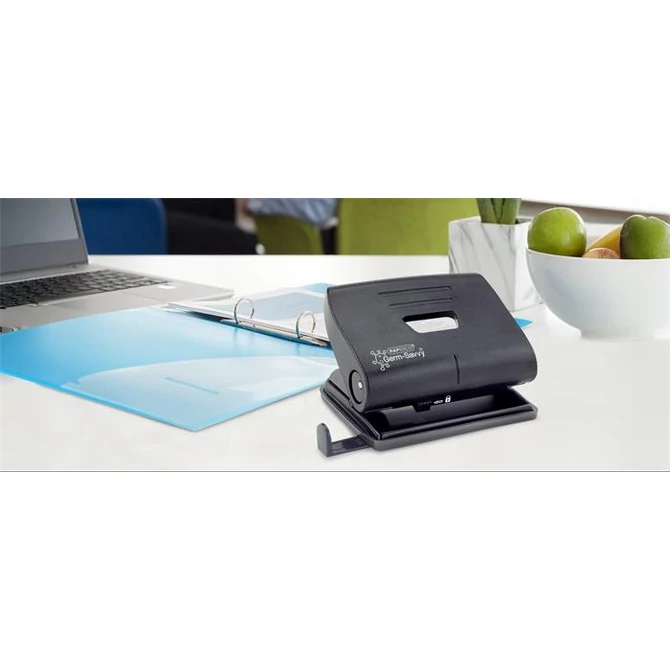 Lyukasztó, kétlyukú, 22 lap, antibakteriális, RAPESCO 