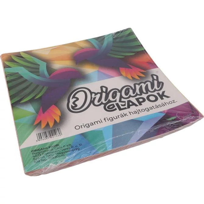 Origami papír, 20x20 cm, 100 lap