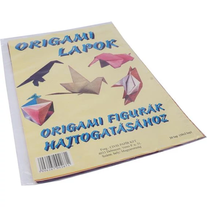 Origami papír, A4, 20lap/cs