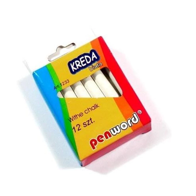 Táblakréta, kerek, SAKOTA, fehér, 12db/doboz