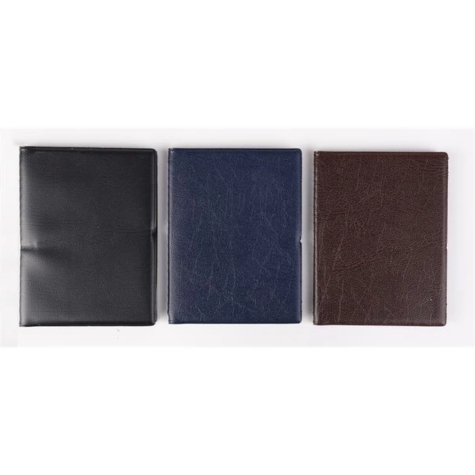 Igazolványtartó, álló, 16 betét lappal, PVC, 