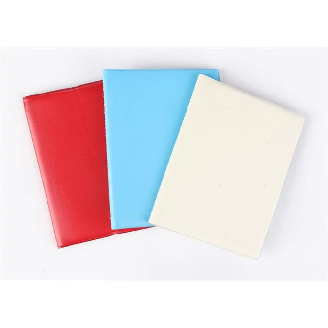 Igazolványtartó, álló, 16 betét lappal, PVC, 