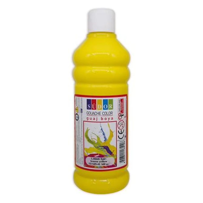 Tempera, 500 ml, Südor, citromsárga