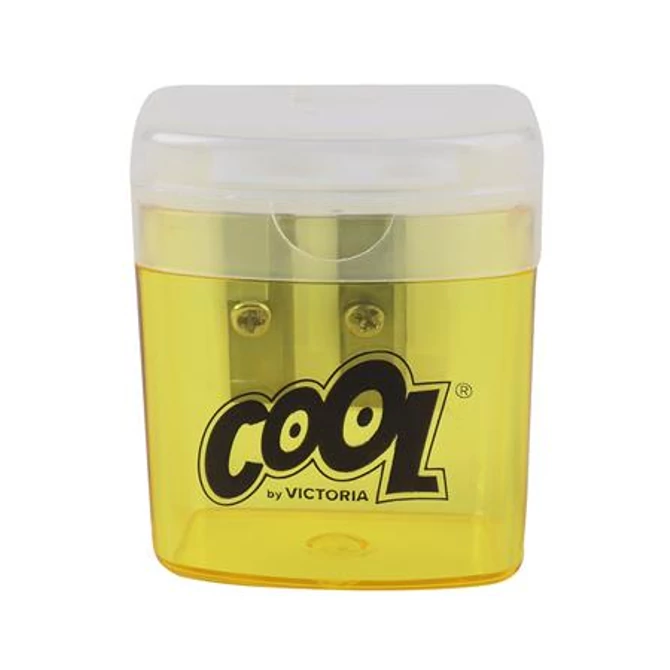 Hegyező, kétlyukú, tartályos, COOL BY VICTORIA, vegyes színek