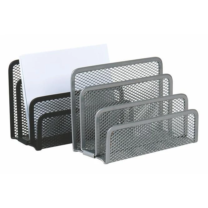 Levéltartó, fémhálós, VICTORIA, fekete
