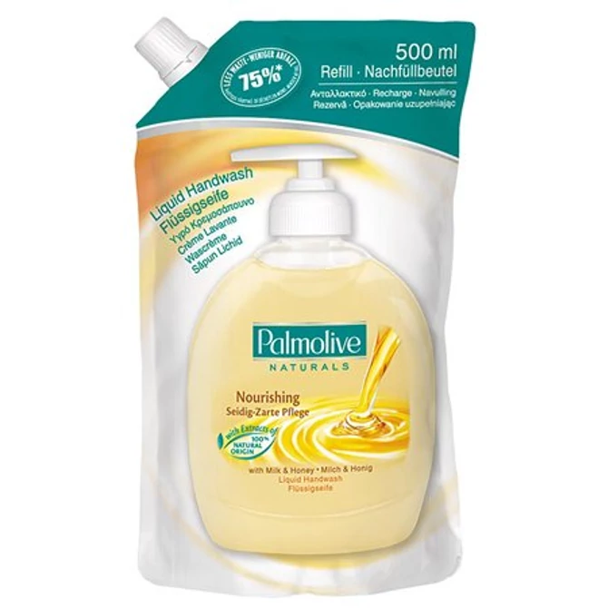 Folyékony szappan utántöltő, 0,5 l, PALMOLIVE Nourishing 