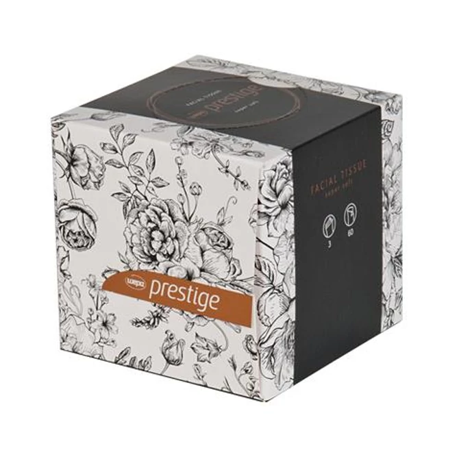 Kozmetikai kendő, 3 rétegű, 60 lapos, 