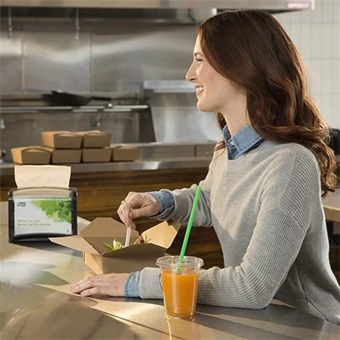 Szalvéta, adagolós, 1 rétegű, 21,3x33 cm, N4 rendszer, Advanced, TORK 