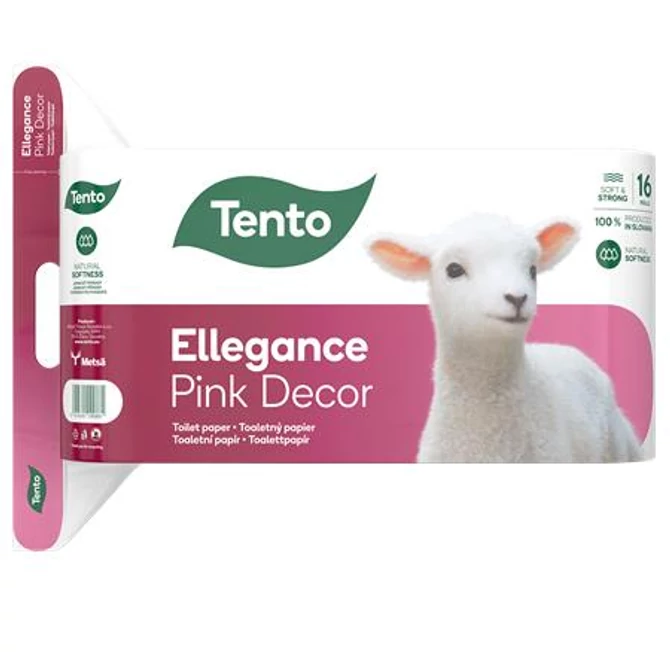 Toalettpapír, 3 rétegű, 16 tekercses, TENTO 