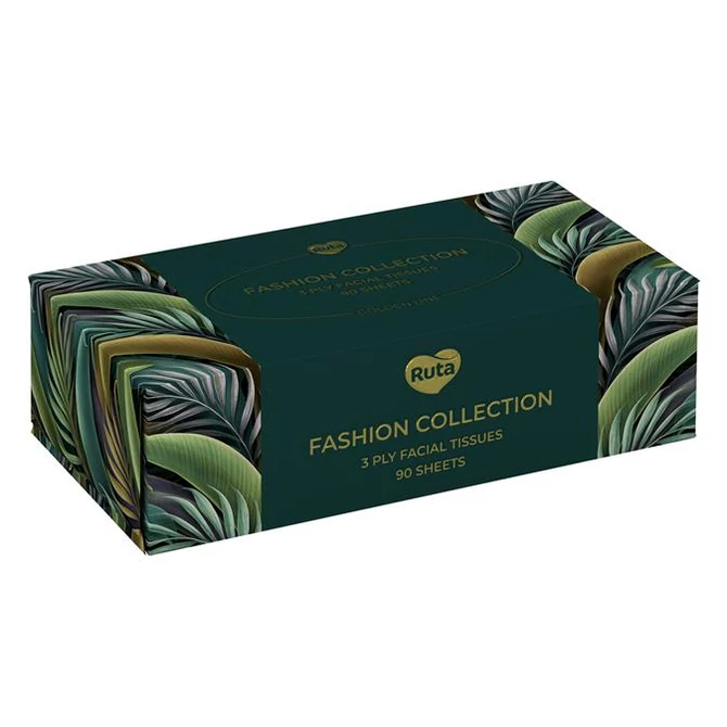Kozmetikai kendő, 3 rétegű, 90 db, RUTA 