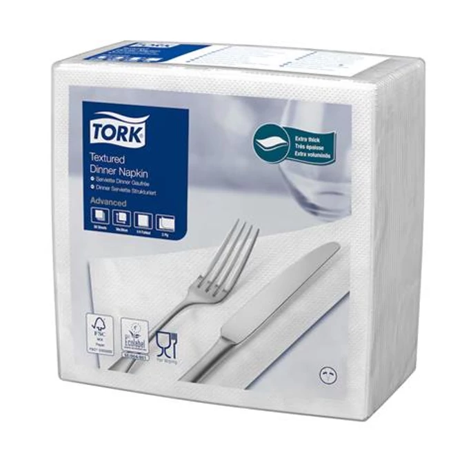 Szalvéta, 1/4 hajtogatott, 2 rétegű, 39,5x39 cm, Advanced, TORK 