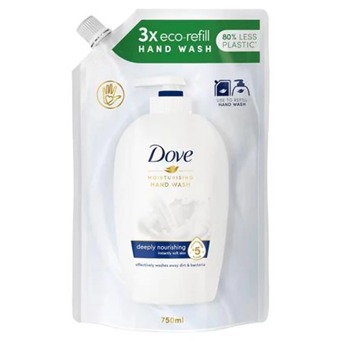 Folyékony szappan, utántöltő, 750 ml, DOVE 