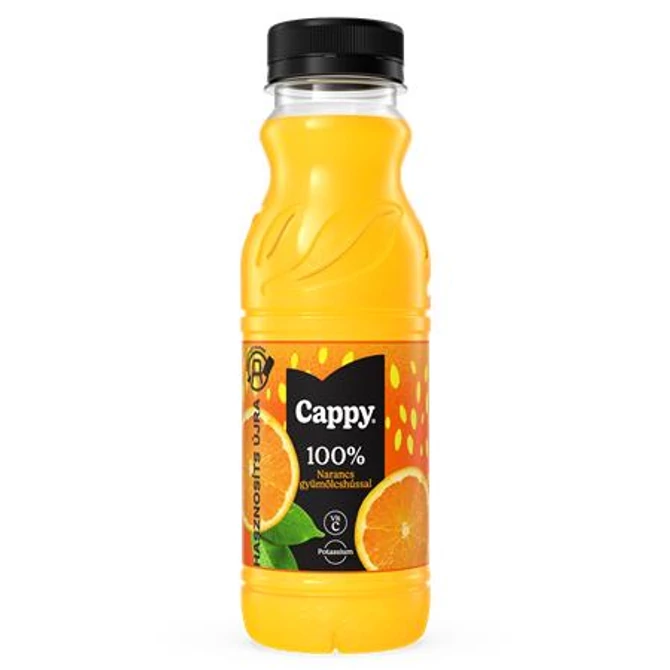 Gyümölcslé, 100%, 0,33 l, CAPPY narancs