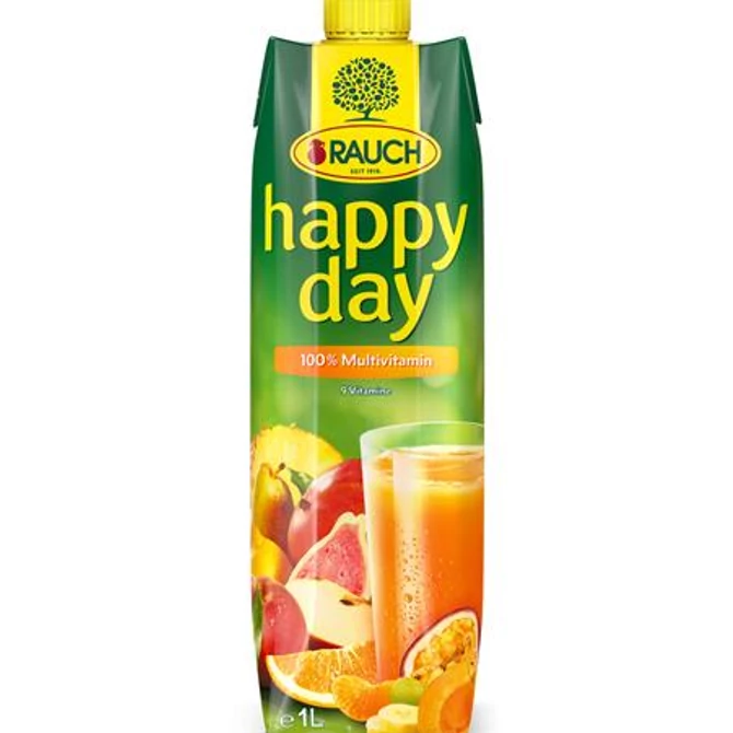 Gyümölcslé, 100%, 1 l, RAUCH "Happy day", multivitamin