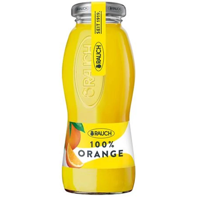 Narancslé, 100%, szénsavmentes, 0,2 l, RAUCH 