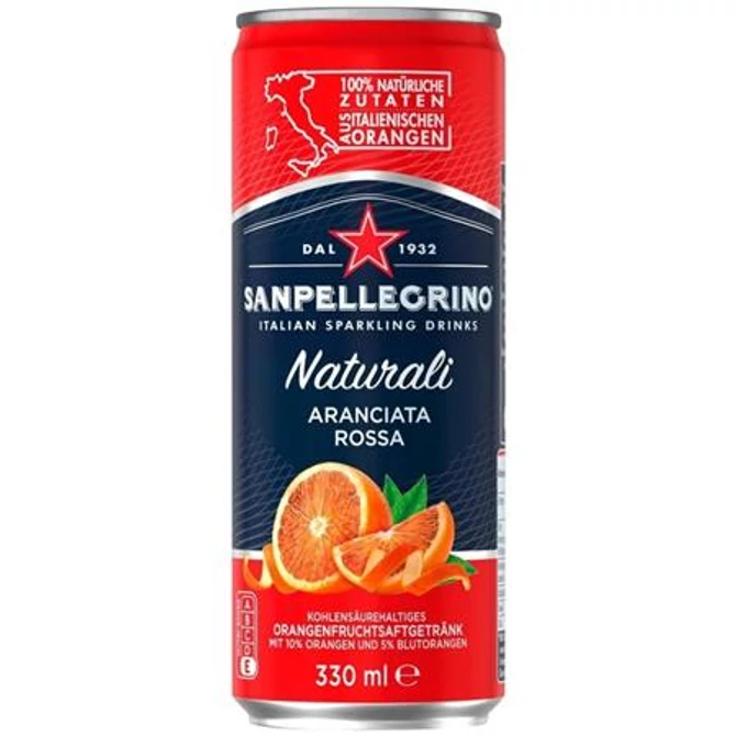 Üdítőital szénsavas SAN PELLEGRINO Aranciata Rossa 0,33L DRS
