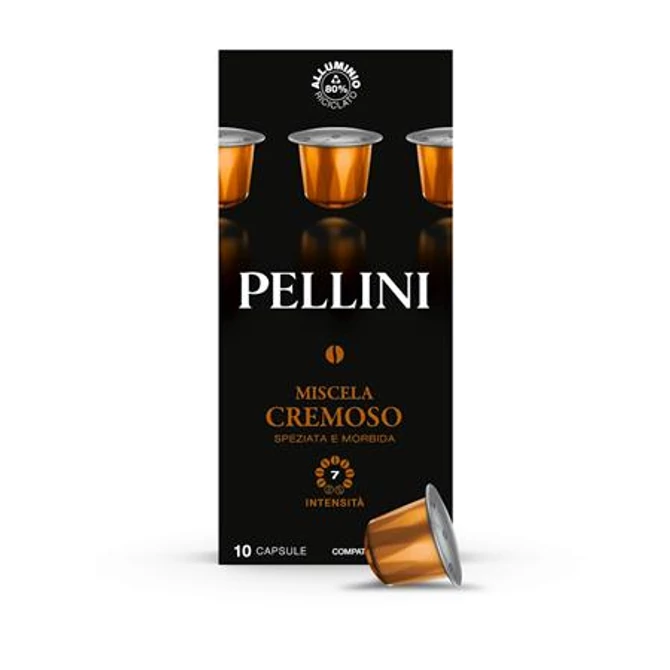 Kávékapszula, Nespresso® kompatibilis, 10 db,  PELLINI, 