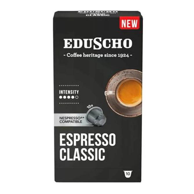 Kávékapszula, Nespresso® kompatibilis, 10 db, EDUSCHO 