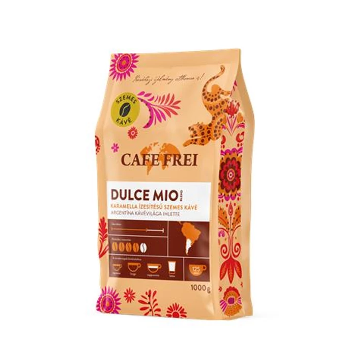 Kávé, pörkölt, szemes, 1000 g, CAFE FREI 