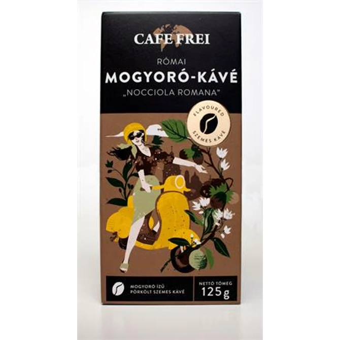 Kávé, pörkölt, szemes, 125 g, CAFE FREI 