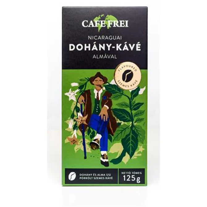 Kávé, pörkölt, szemes, 125 g, CAFE FREI 