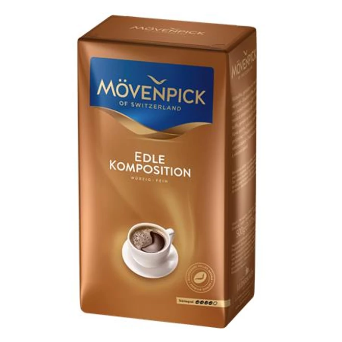Kávé, pörkölt, őrölt, vákuumos csomagolásban, 500 g, MÖVENPICK 
