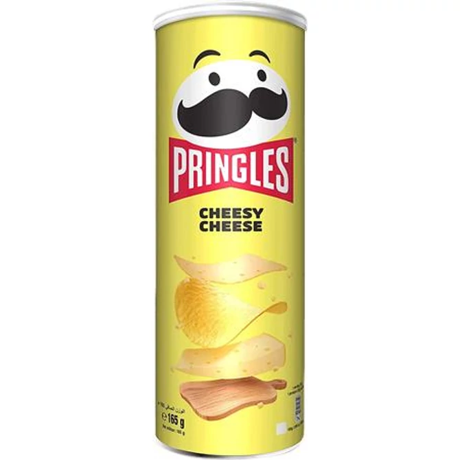 Chips, 165 g, PRINGLES, sajtos