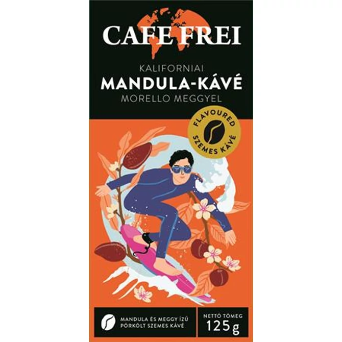 Kávé, pörkölt, szemes, 125 g, CAFE FREI 
