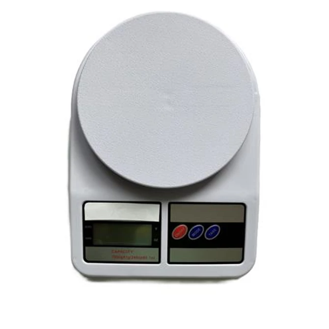 Konyhai mérleg, digitális, 7 kg terhelhetőség, fehér