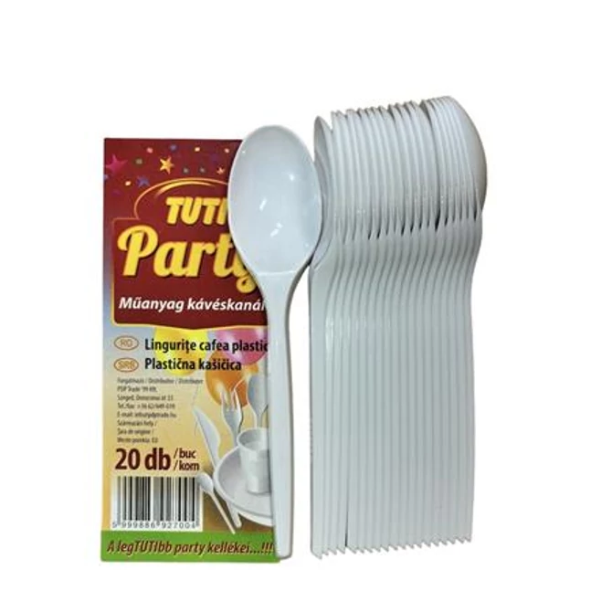 Kávéskanál, többször használatos, 20 db, TUTI 