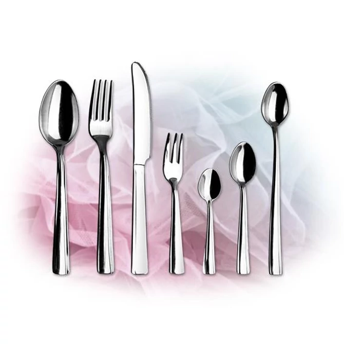 Italkeverő kanál, rozsdamentes acél, 19cm, 12db-os szett, 