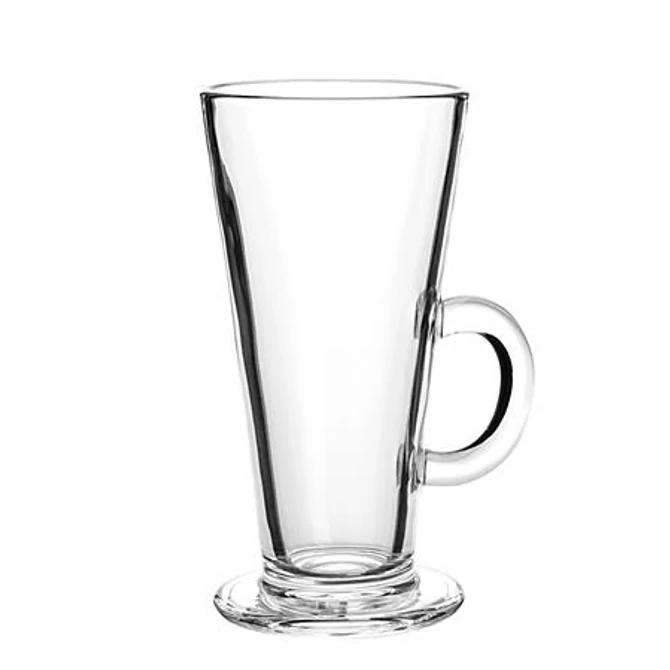 Lattespohár, füllel, 6db-os szett, 31 cl 