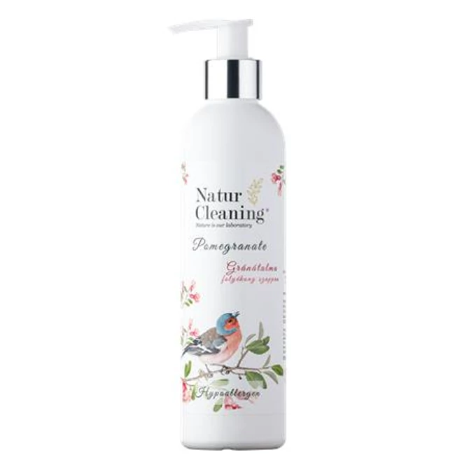 Folyékony szappan, 250 ml, NATURCLEANING, gránátalma