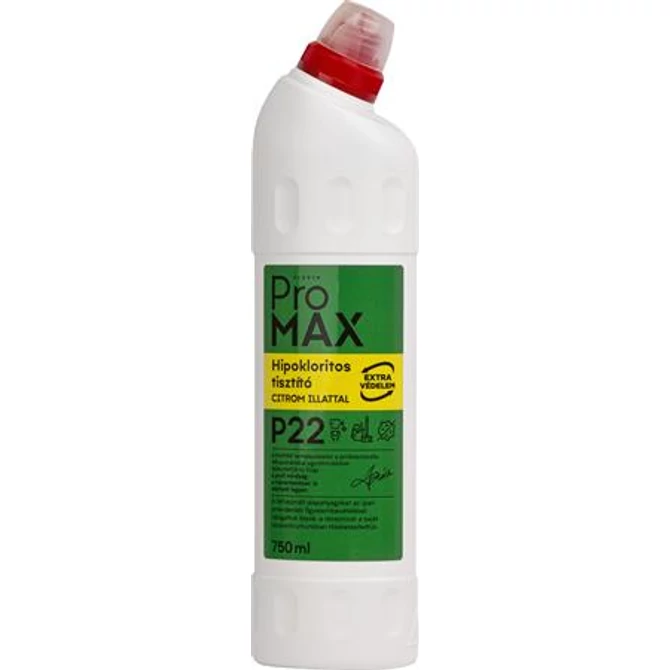 Hipokloritos tisztítószer, 750 ml, PROMAX, citrom