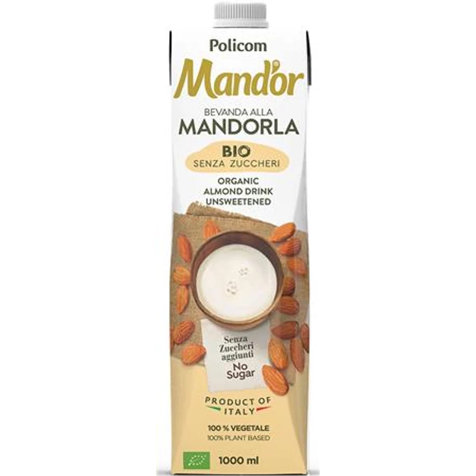 Növényi ital, cukormentes, dobozos, 1 l, MAND`OR 