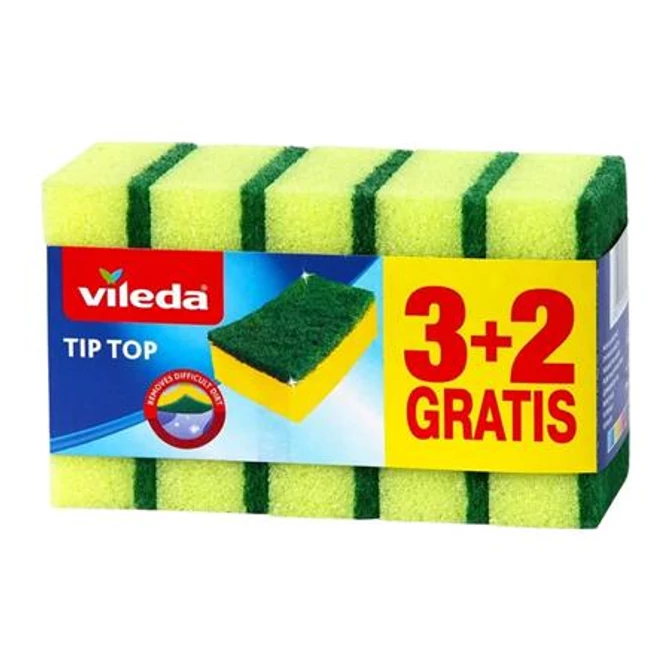 Mosogatószivacs, 3+2 db, VILEDA 