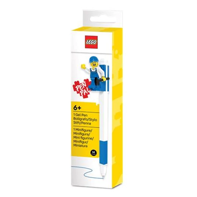 Zseléstoll, 0,7 mm, kupakos, mini figurával, LEGO, kék
