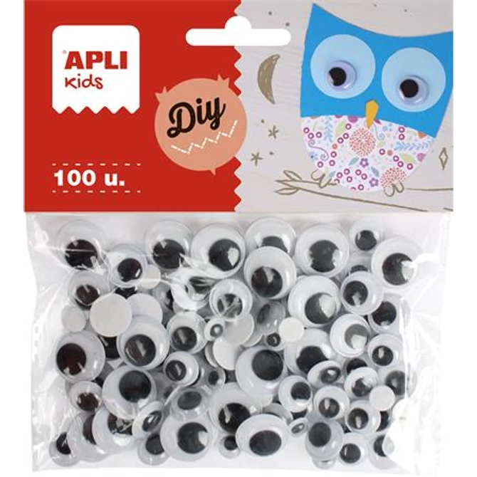 Öntapadó mozgó szem, kör, APLI 