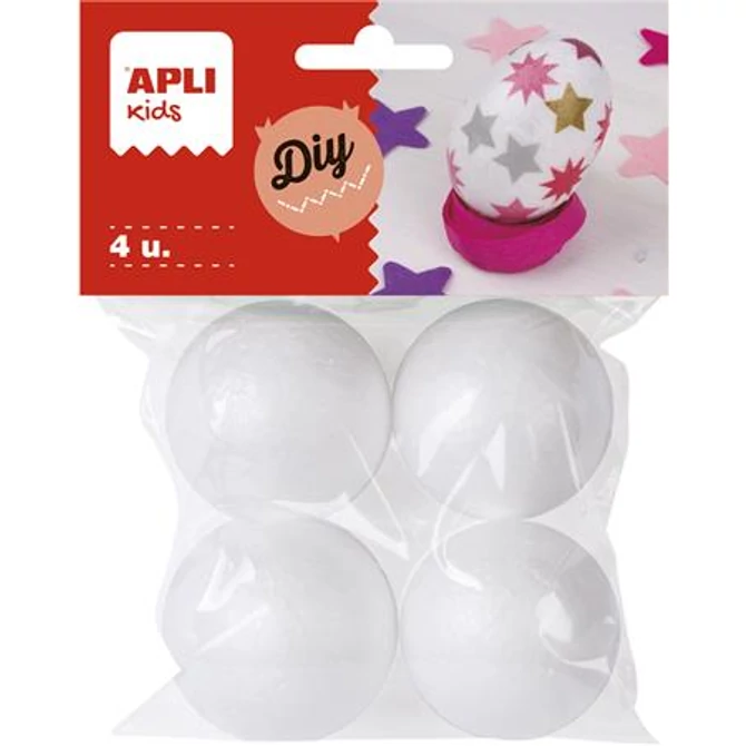 Styropor gömb, 45mm, APLI 