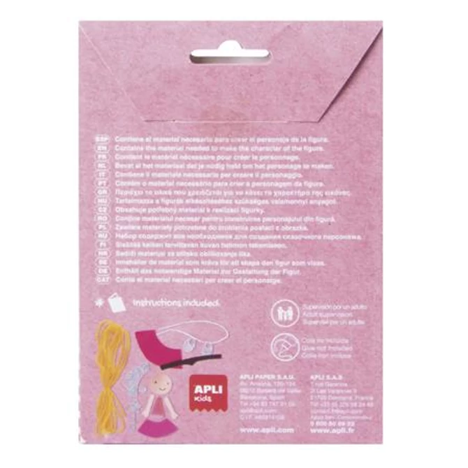 Bábukészítő készlet, APLI,hercegnő