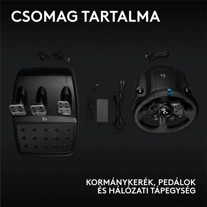 Logitech G923 Racing Wheel and Pedals PS4/PC kormány + pedálsor