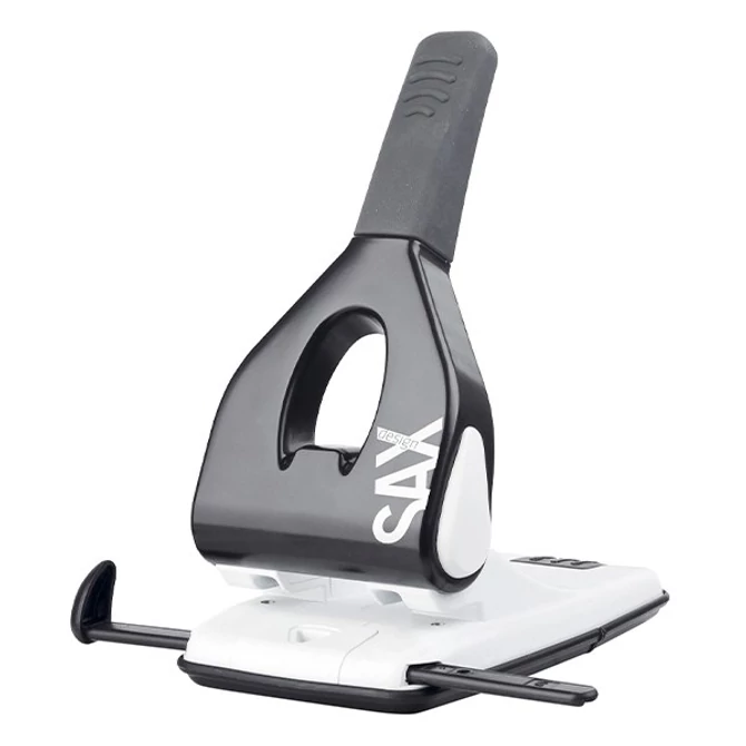 Lyukasztó, nagyteljesítményű, kétlyukú, 65 lap, SAX 