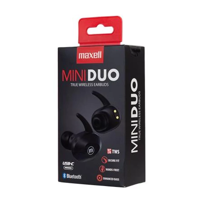 Fülhallgató, vezeték nélküli, Bluetooth 5.0, mikrofonnal, MAXELL 