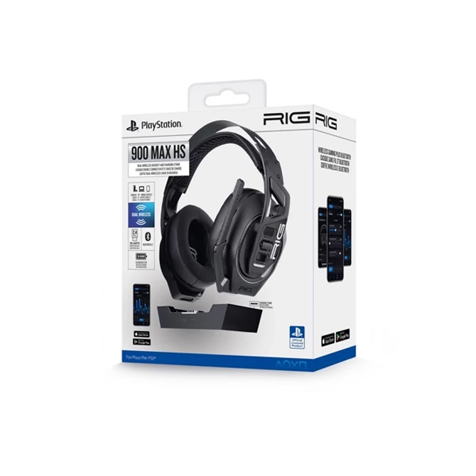 Nacon 2809610 RIG 900 MAX HS PS5 fekete gamer headset