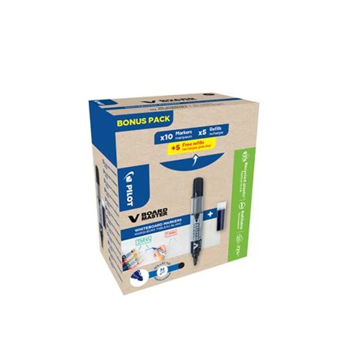 Táblamarker, 2,3 mm, kúpos, PILOT 