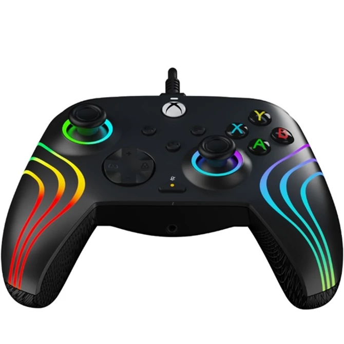 PDP Afterglow Wave Xbox Series X|S/Xbox One/PC 3,5 mm audio Lighting vezetékes kontroller